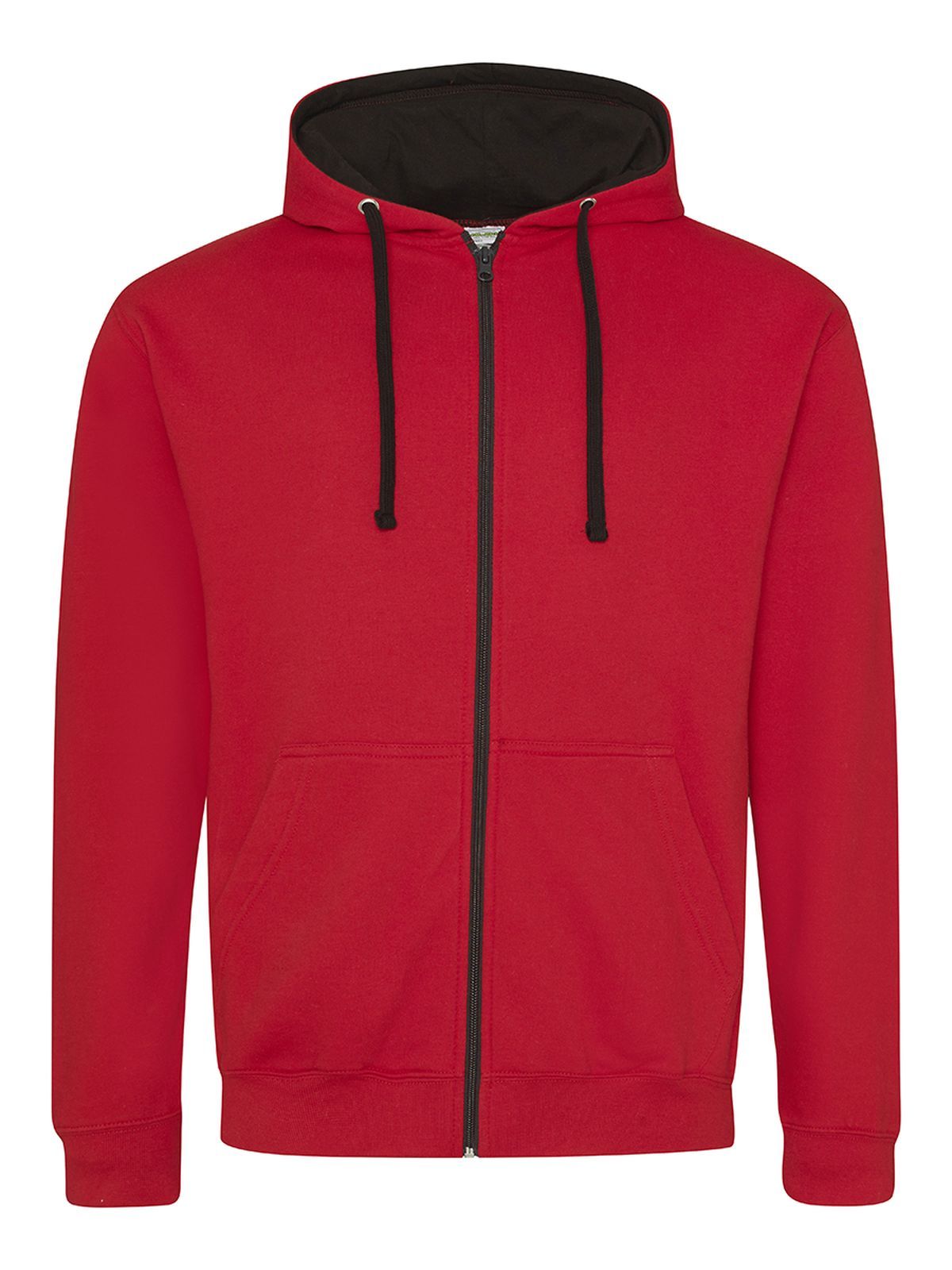 fire red-jet black